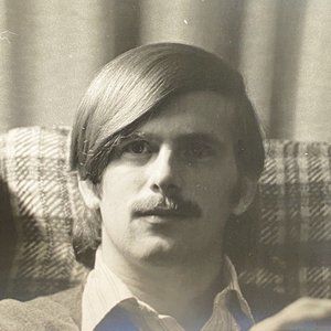 c1970 Original Steven Willhite Glen Ellen IL Black & White Headshot Photograph